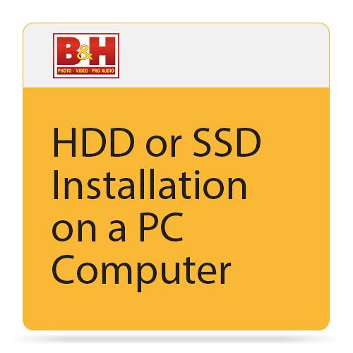 Photo Video Install HD or SSD into PC with System Copy