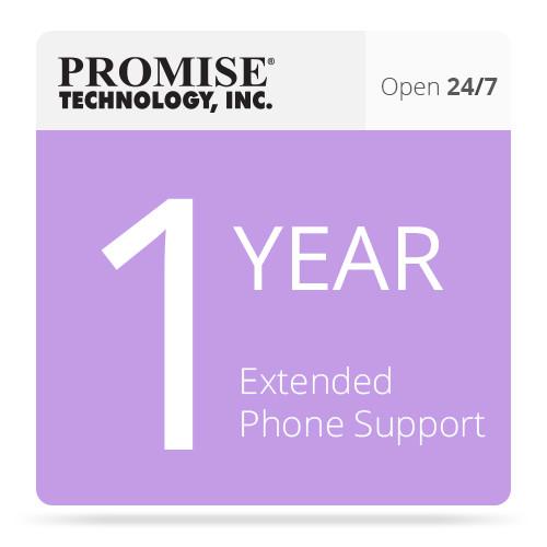 Promise Technology 1-Year Extended 24 7 Phone Support for Pegasus R4 and R6 Units