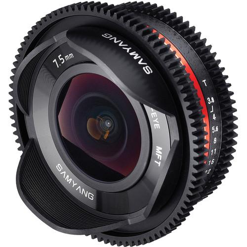 Samyang 7.5mm T3.8 Cine UMC Fisheye Lens for Micro Four Thirds Mount