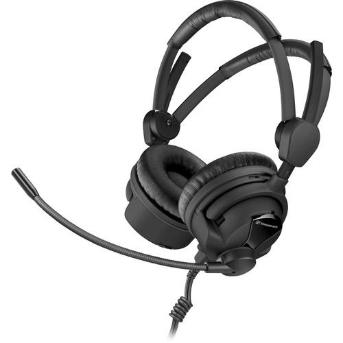 Sennheiser HME26-II-600-X3K1 Double-Sided Broadcast Headset with Omnidirectional Mic & XLR-3, 1 4" Cable