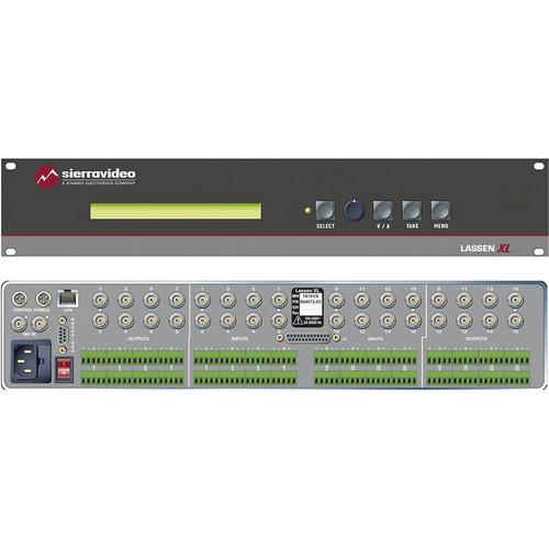 Sierra Video 1616HDEE-XL Lassen XL 16 x 16 HD-SDI Video and Digital Audio Matrix Switcher
