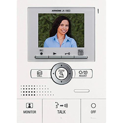 Aiphone JK-1MED Master Monitor Station with Picture Memory for JK Series Hands-Free Color Video Intercom System