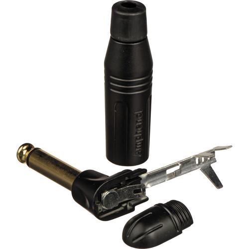 Amphenol M Series 1 4" Mono Right Angle Cable Connector with Gold Plated Contacts