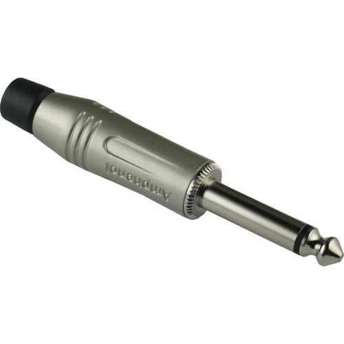 Amphenol M Series 1 4" Mono Straight Cable Connector with Nickel Plated Contacts