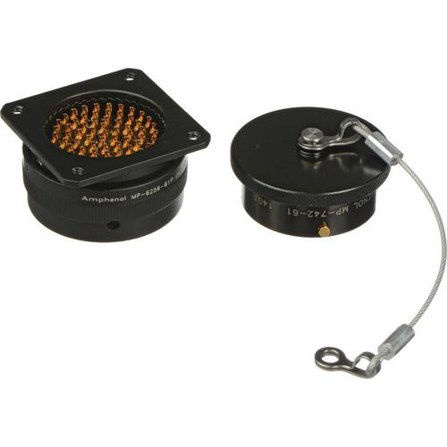 Amphenol MP-62 Series Panel Plug 61-Pin Male Connector with Dust Cap