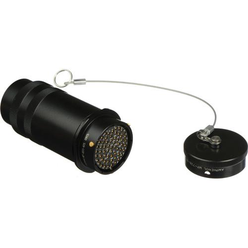 Amphenol MP-62 Series Straight Receptacle 61-Pin Female Connector with Dust Cap