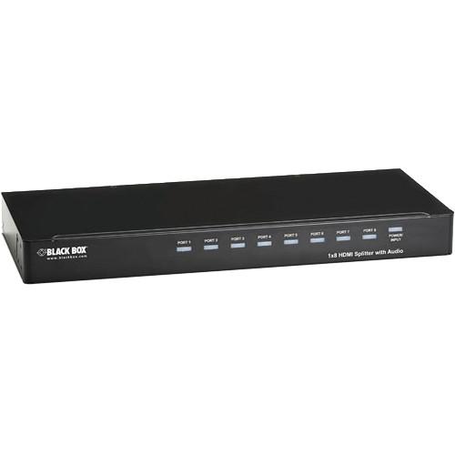 Black Box 1 x 8 HDMI Splitter with Audio