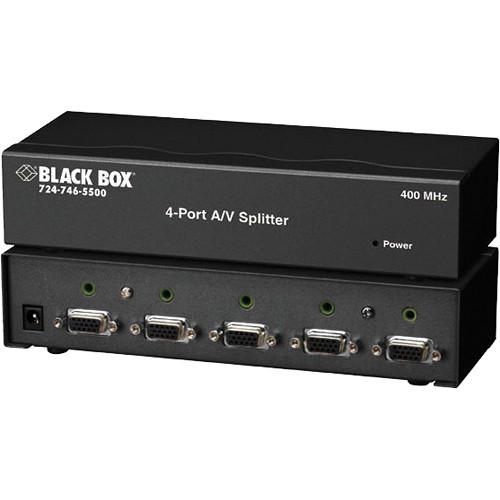 Black Box 4-Port Audio Video Splitter