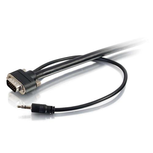 C2G Select 15-Pin VGA 3.5mm Mini Male to Male A V Cable