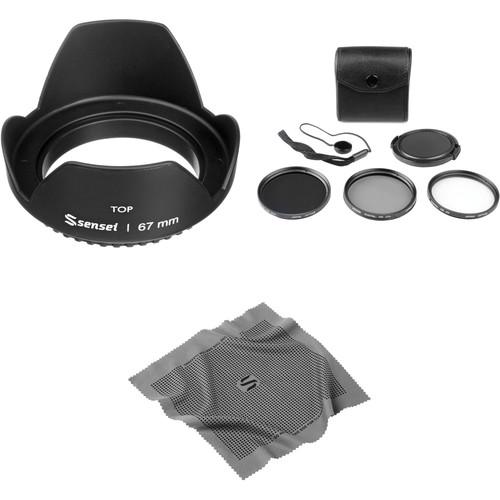 General Brand 67mm Filter Kit with Lens Hood