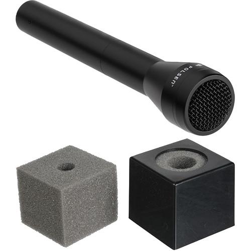 Polsen Handheld Dynamic Omnidirectional Mic and Square Mic Flag Kit