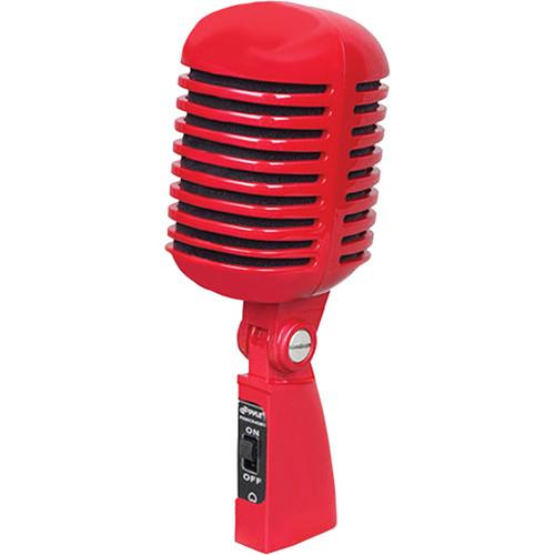 Pyle Pro PDMICR42R - Classic Retro Vintage Style Dynamic Vocal Microphone with 16