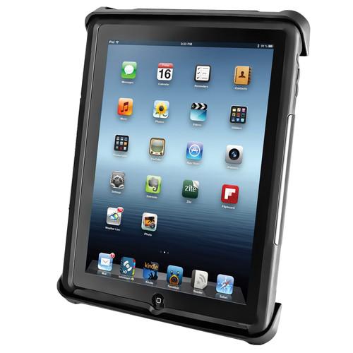 RAM MOUNTS Tab-Lock Locking Cradle for Apple iPads 1, 2, 3, or 4 & HP TouchPad with or without a Protective Case
