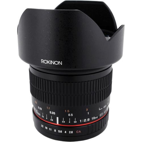 Rokinon 10mm f 2.8 ED AS NCS CS Lens for Sony E-Mount