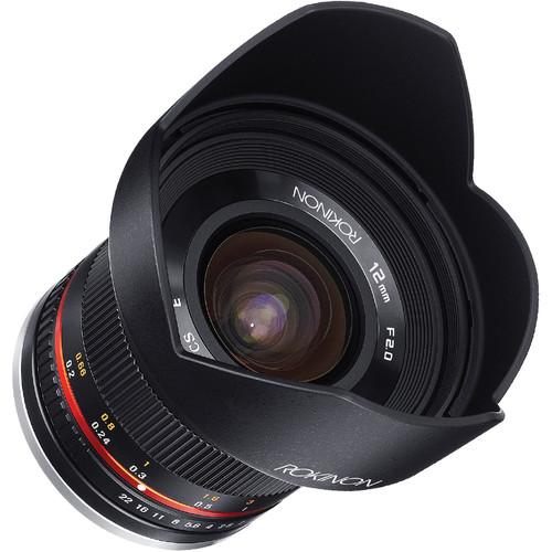 Rokinon 12mm f 2.0 NCS CS Lens for Micro Four Thirds Mount