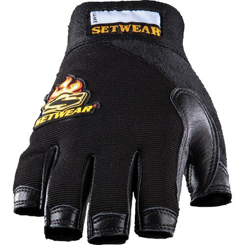 Setwear Leather Fingerless Gloves