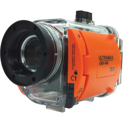 ULTRAMAX UXDV-3-DIVE HD 1080p Digital Video Camera and Underwater Housing Package, ULTRAMAX, UXDV-3-DIVE, HD, 1080p, Digital, Video, Camera, Underwater, Housing, Package