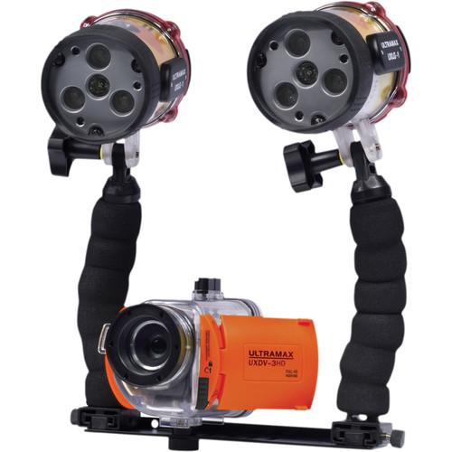 ULTRAMAX UXDV-3HD-PRO 1080p Underwater Video Camera, Housing & Light Package, ULTRAMAX, UXDV-3HD-PRO, 1080p, Underwater, Video, Camera, Housing, &, Light, Package