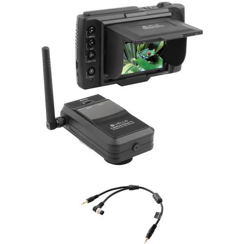 Vello FreeWave Viewer VL Wireless Live View Remote Kit with AV Shutter Cable for Select Nikon Cameras
