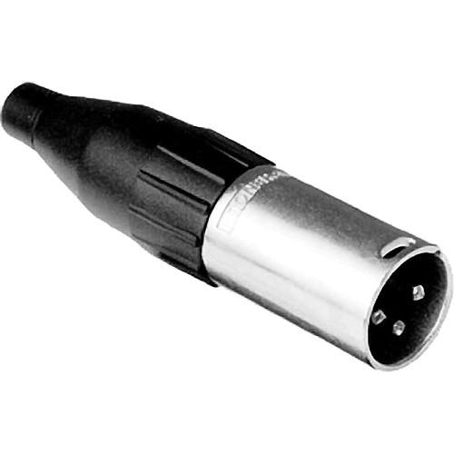 Amphenol AC Series XLR Male Cable Connector with Standard Metal Shell