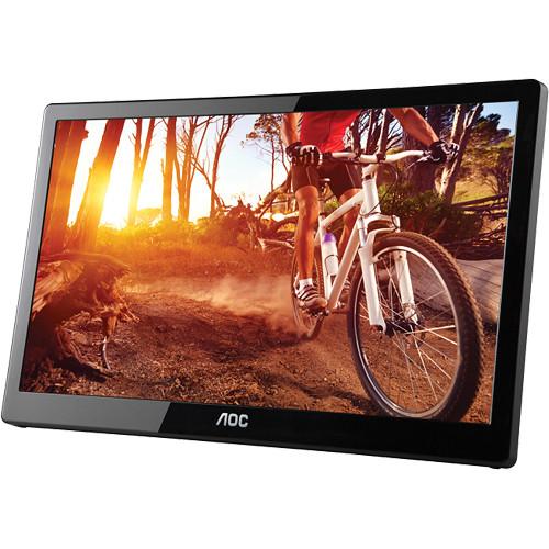 AOC e1659Fwu 16" Widescreen USB 3.1 Gen 1 Powered LED Backlit LCD Monitor