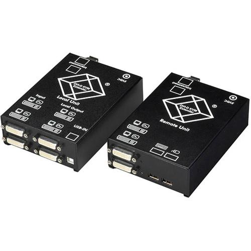 Black Box ACS4201A-R2-SM ServSwitch KVM over 2-Fiber Dual-Access Extender Kit