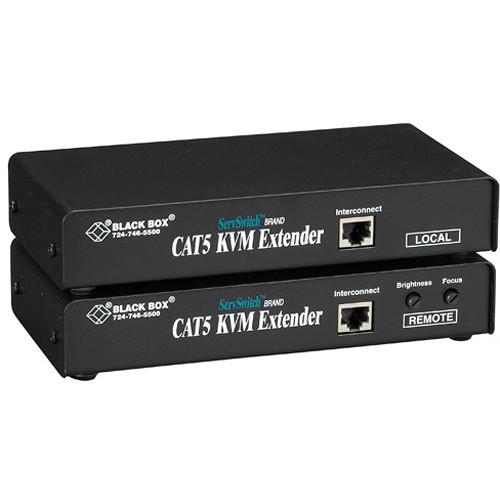 Black Box ACU1002A ServSwitch KVM over CAT5 Single-Access Extender Kit