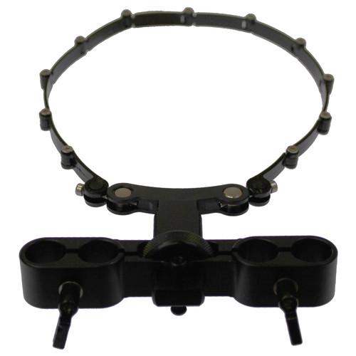 Cavision Lens Support with Trimmer Knob & Adjustable ABS Belt for 15mm Rods