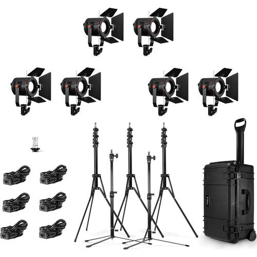 Fiilex K681 6-Light P180E LED Travel Kit