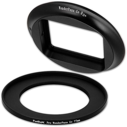FotodioX Pro WonderPana Go Filter Adapter System with 77mm Step-Up Ring for GoPro Hero 3