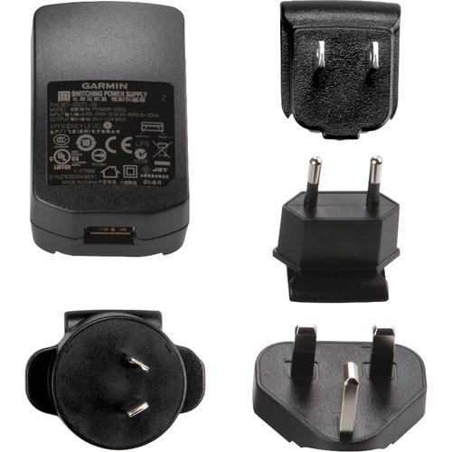 Garmin AC USB Power Adapter with US, UK, Europe, Australia Plugs