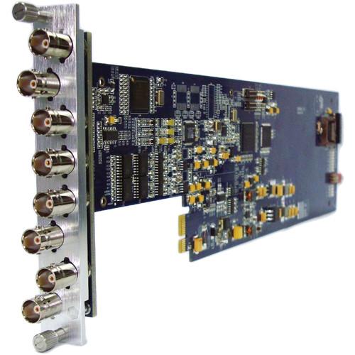 Gra-Vue XIO 9010DEC-4AUD-1U Composite to SDI Converter Audio Embedding for XIO Series Frames
