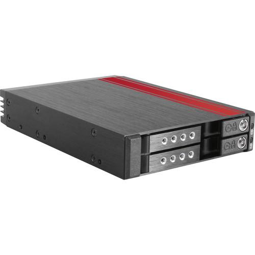 iStarUSA 3.5" to 2 x 2.5" SATA I II III 6 Gb s Hot-Swap Drive Cage