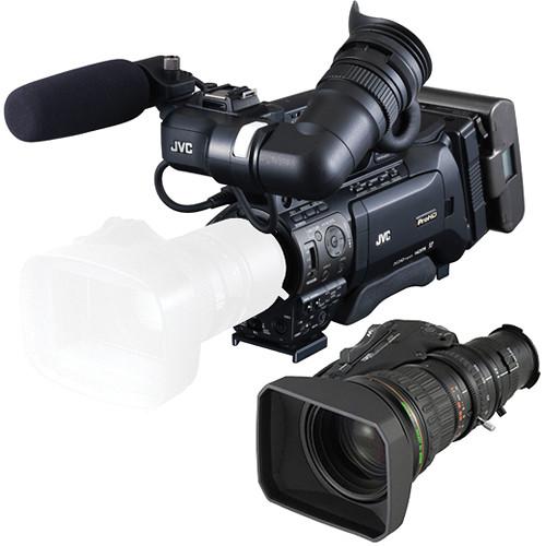 JVC GY-HM890 ProHD Shoulder Mount Camcorder with Fujinon HTS18X4.2BRM-M Lens