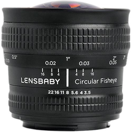 Lensbaby 5.8mm f 3.5 Circular Fisheye Lens for Nikon F