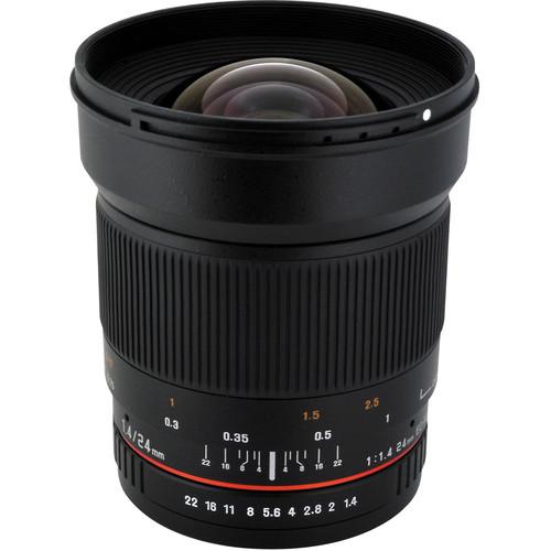 Rokinon 24mm f 1.4 ED AS IF UMC Lens for Micro Four Thirds Mount