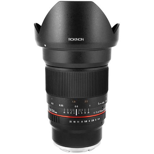 Rokinon 24mm f 1.4 ED AS IF UMC Lens for Sony E Mount