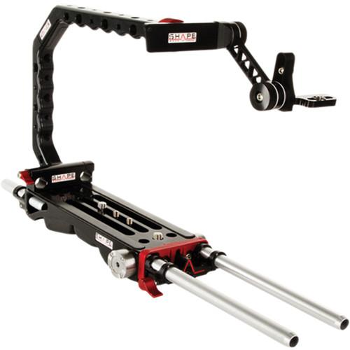 SHAPE 8000 V-Lock Quick Release Base Plate with EVF Mount