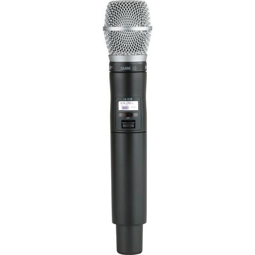 Shure ULXD2 Handheld Transmitter with SM86 Microphone Capsule