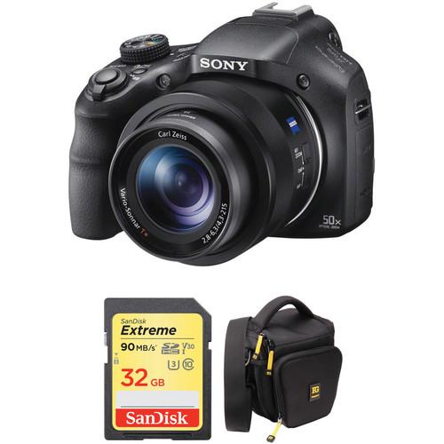 Sony Cyber-shot DSC-HX400V Digital Camera with Free Accessory Kit
