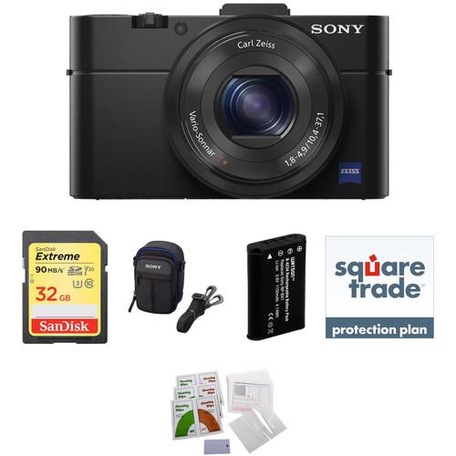 Sony Cyber-shot DSC-RX100 II Digital Camera Deluxe Kit