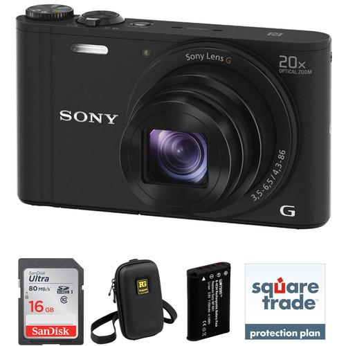 Sony Cyber-shot DSC-WX350 Digital Camera Deluxe Kit