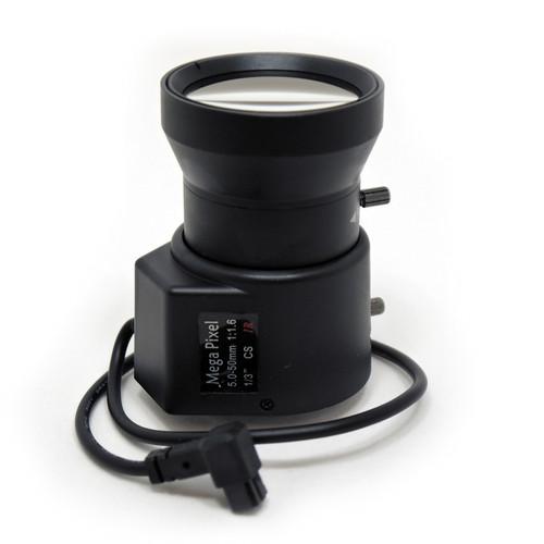 STARDOT CS-Mount 5-50mm f 1.6 IR-Corrected DC Auto Iris Varifocal Lens