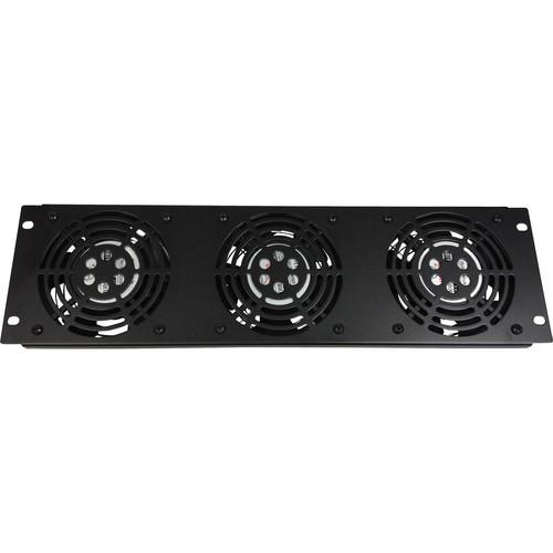 Video Mount Products Three Fan Kit for 19" Rack