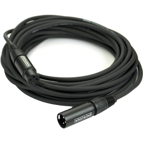 Whirlwind Accusonic 2 XLR Male to XLR Female Microphone Cable [75