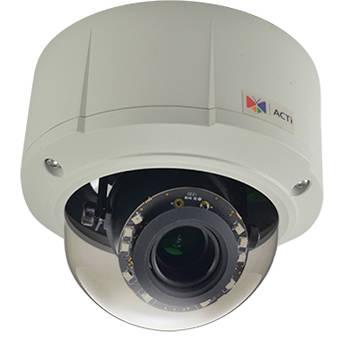 ACTi E89 10 Mp Adaptive IR Day Night Vandal-Resistant Outdoor IP Dome Camera with 3.1 to 13mm Varifocal Lens