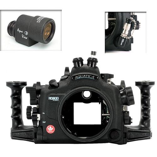 Aquatica AD800 Underwater Housing for Nikon D800 or D800E with Aqua VF and Vacuum Check System