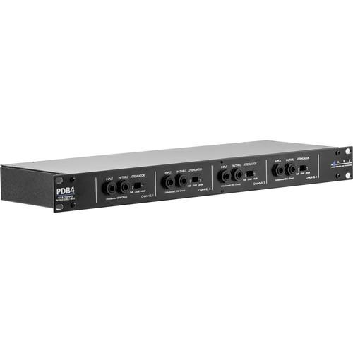 ART PDB4- Rackmountable 4-Channel Passive Direct Box