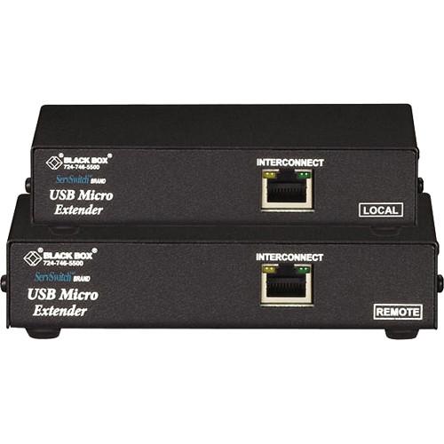 Black Box ACU4001A ServSwitch Micro KVM over CATx Single-Access Extender Kit