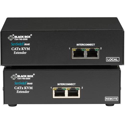 Black Box ACU6222A ServSwitch KVM over 2 CATx Single-Access Extender Kit